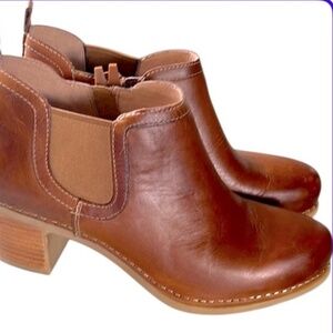 Dansko Harlene Brown Ankle Boots Booties Sz 39
